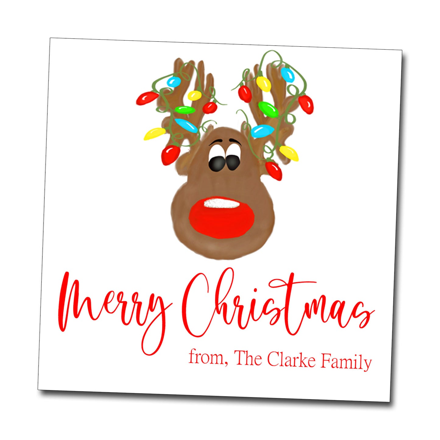 Gift Tags & Stickers - Reindeer