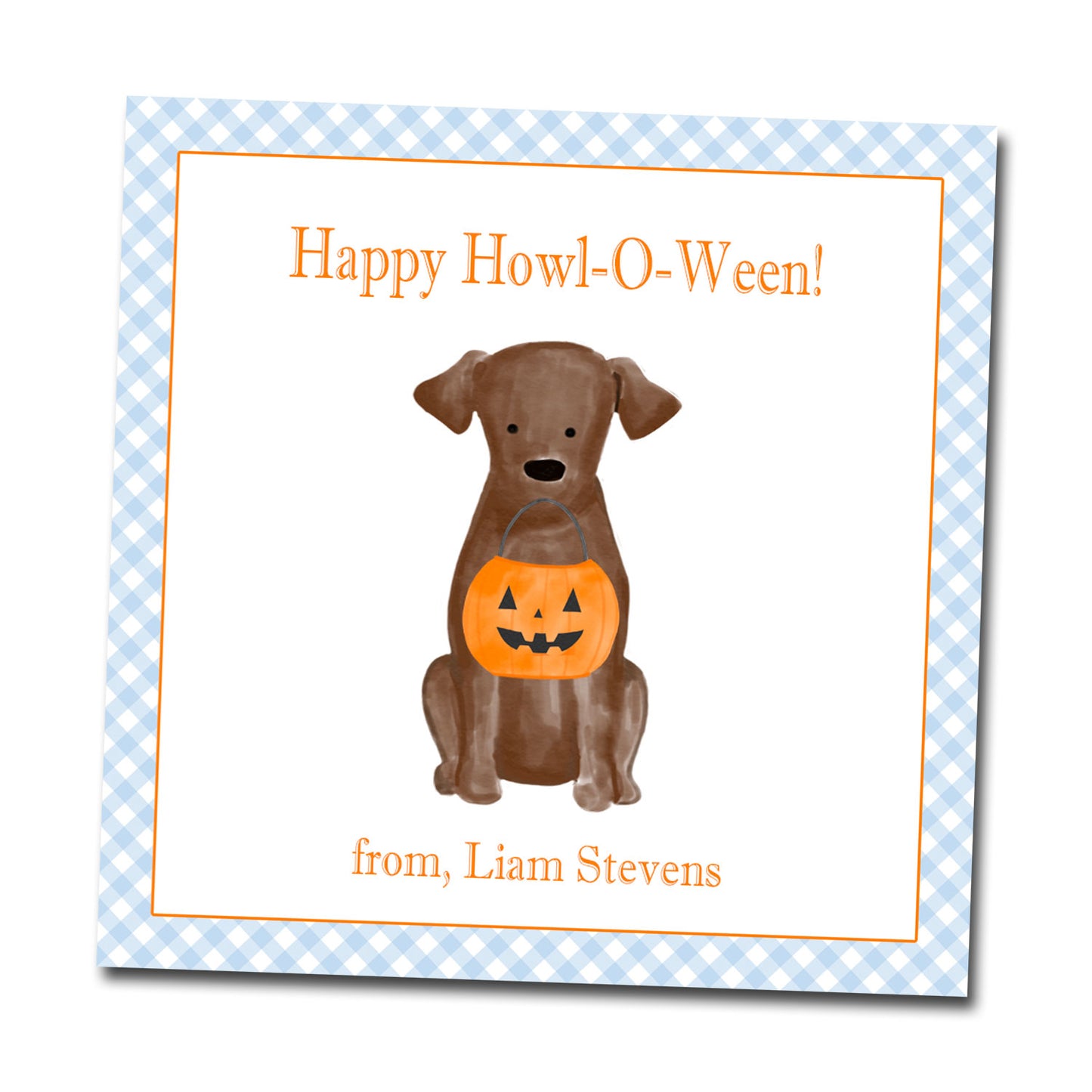 Halloween Gift Tags & Stickers - Howl-o-ween