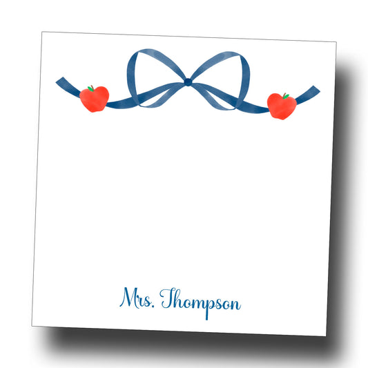 Personalized Teacher Notepad