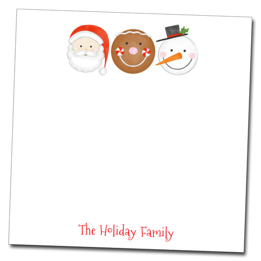 Santa & Friends Notepad