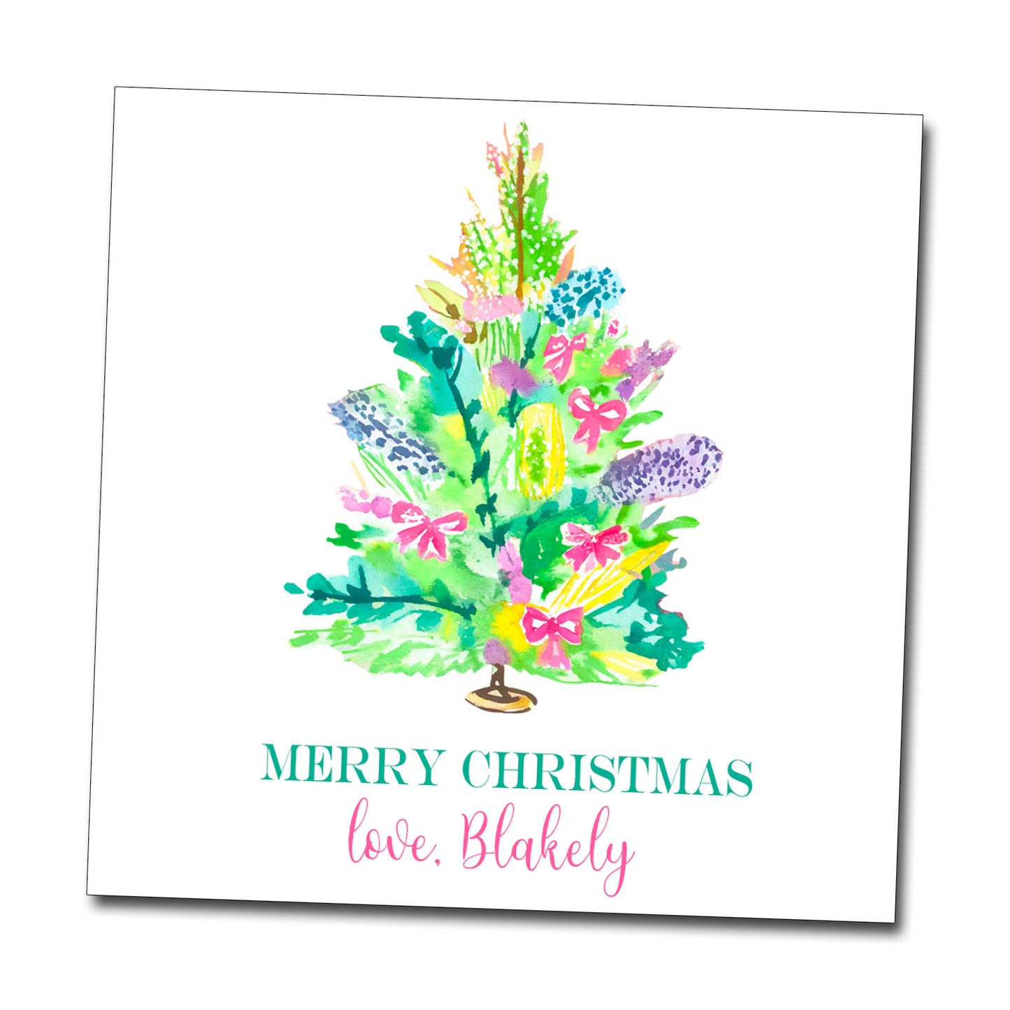 Gift Tags & Stickers - Christmas Tree