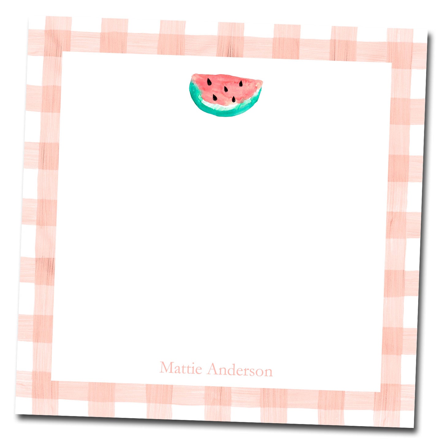 Personalized Notepad - Watermelon