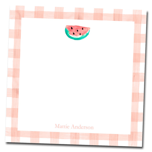 Personalized Notepad - Watermelon
