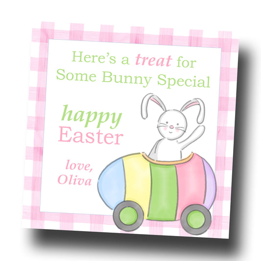 Easter Tags & Stickers - Bunny Treat Bag Tags