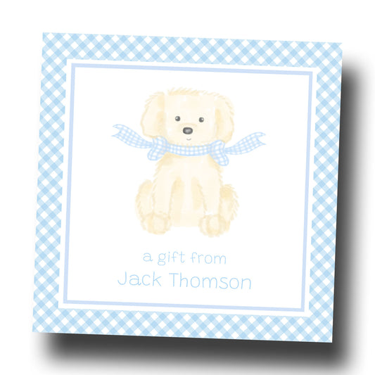 Personalized Enclosure Cards - Puppy Dog