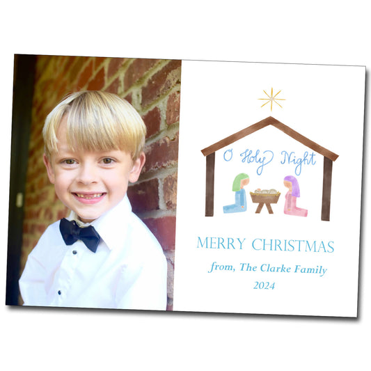 Christmas Cards - Watercolor Nativity