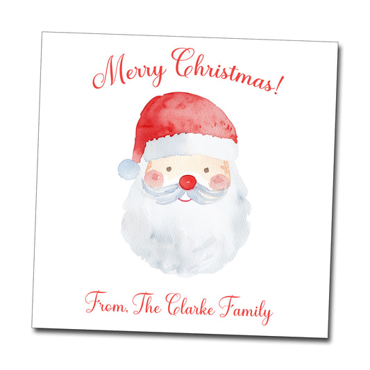 Gift Tags & Stickers - Santa