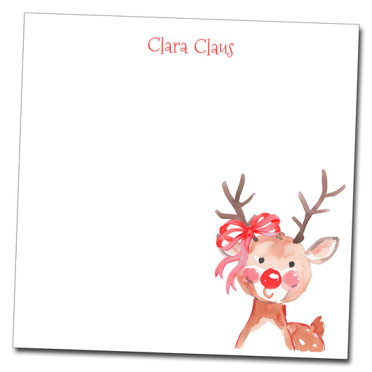 Reindeer Notepad