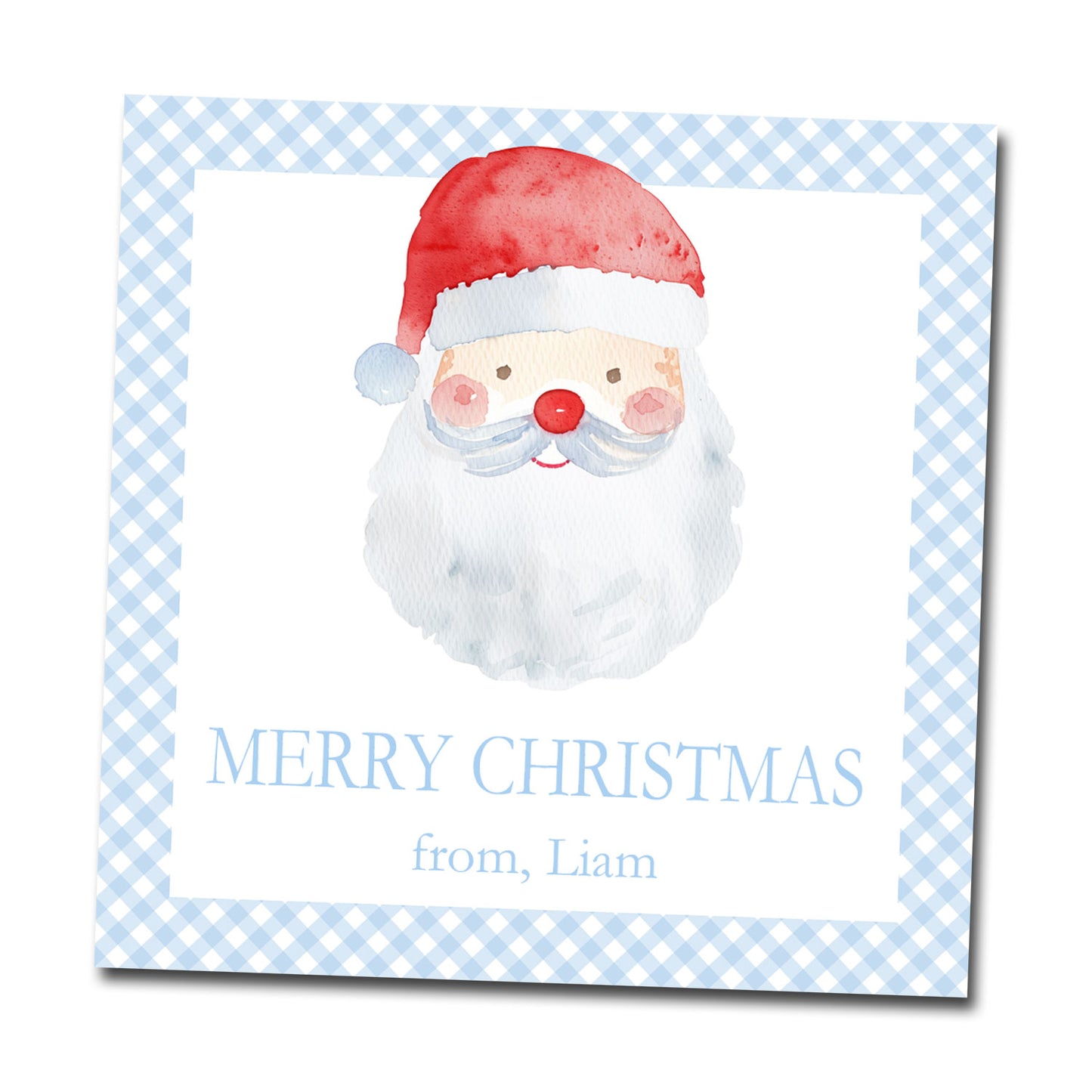 Gift Tags & Stickers - Santa