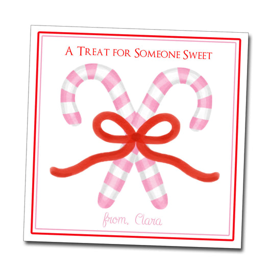 Gift Tags & Stickers - Candy Canes