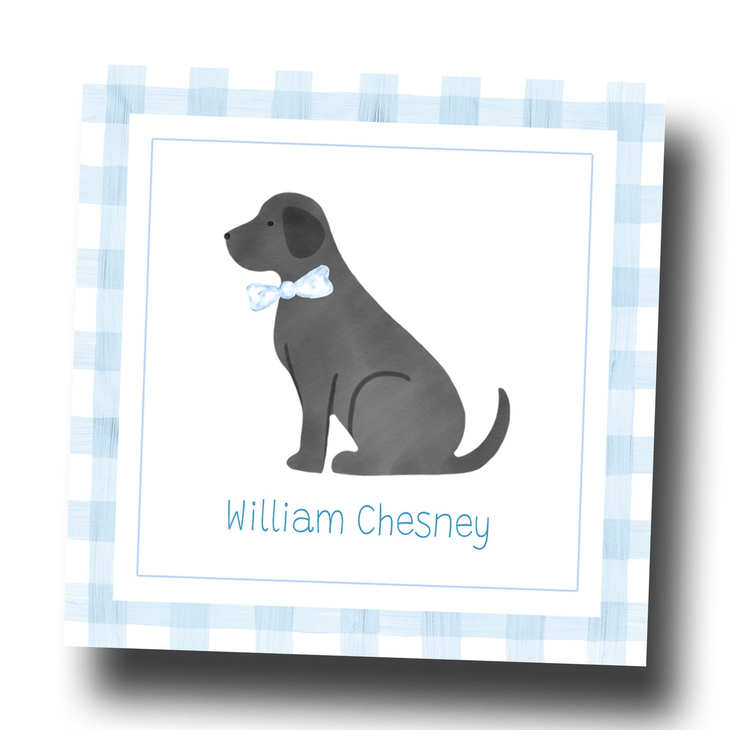 Personalized Enclosure Cards - Puppy