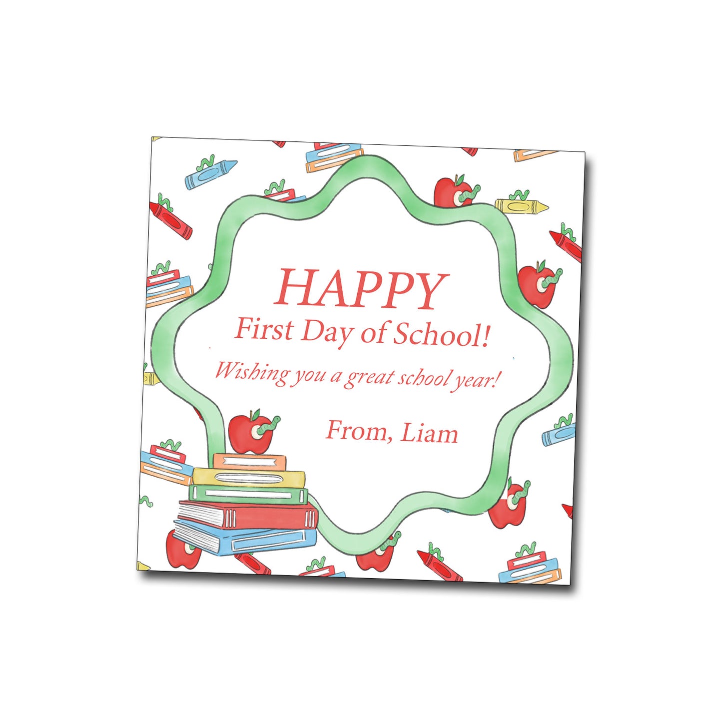 Personalized Gift Tags & Stickers, First Day Treat Tags