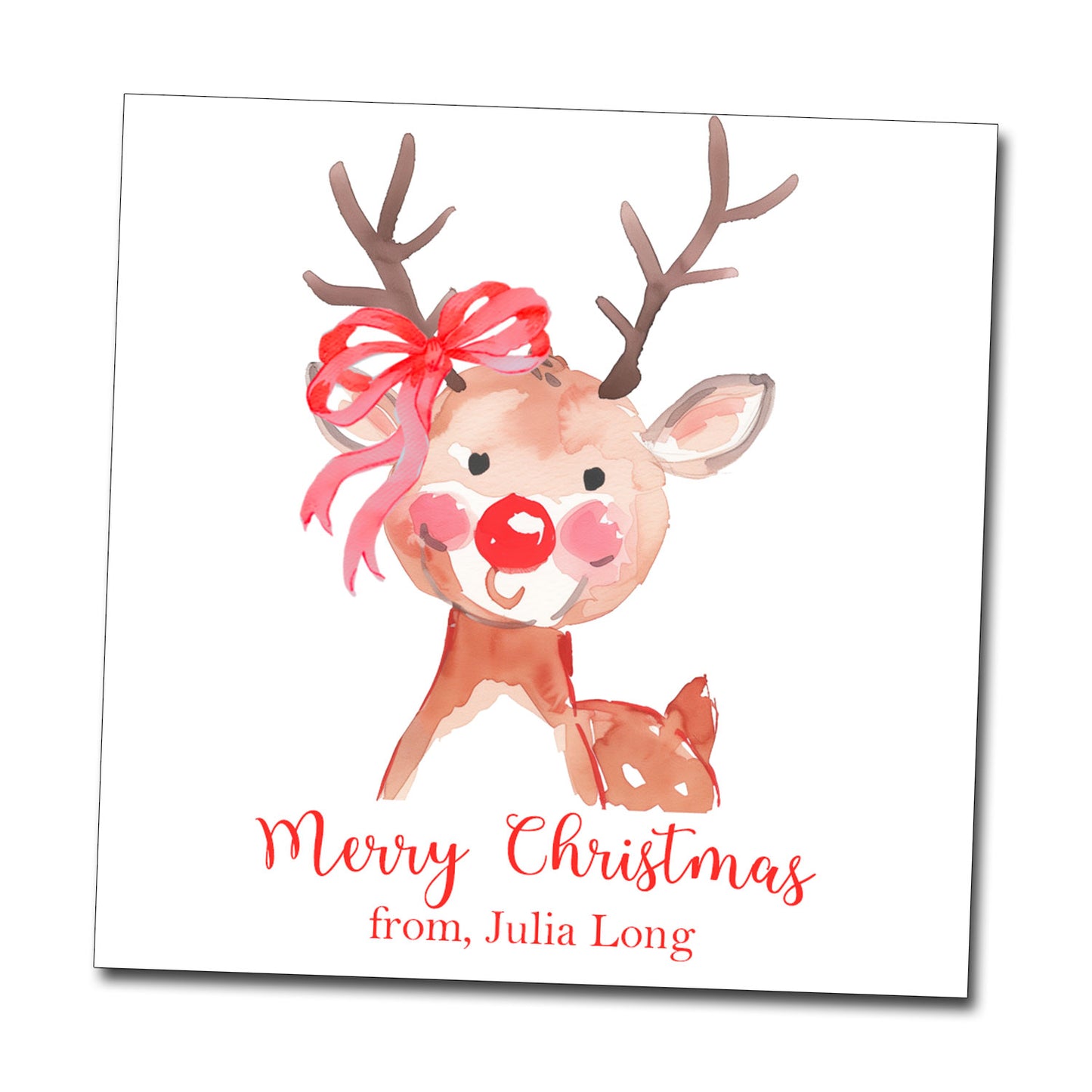 Gift Tags & Stickers - Reindeer