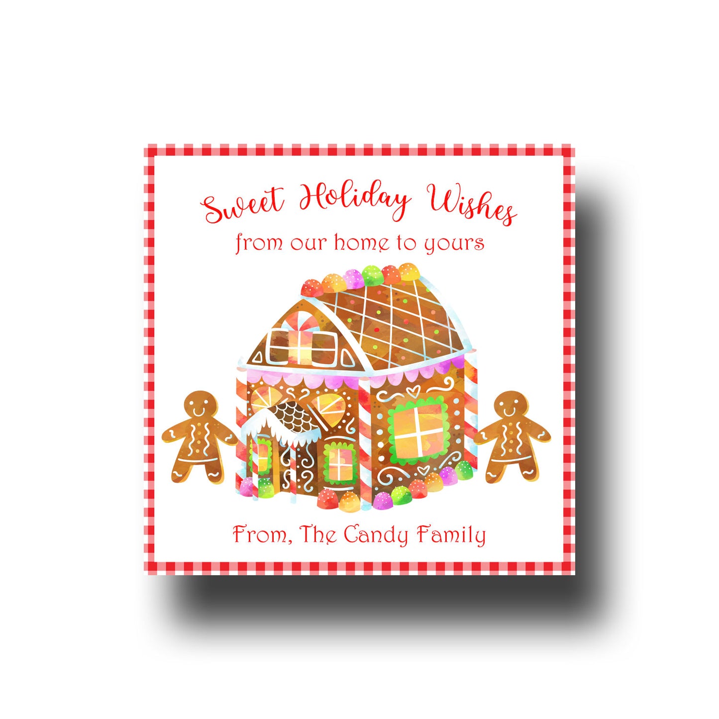 Gift Tags & Stickers - Gingerbread Man (Copy)