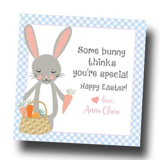 Easter Tags & Stickers - Easter Bunny
