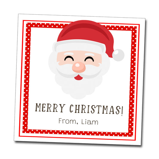 Gift Tags & Stickers - Santa