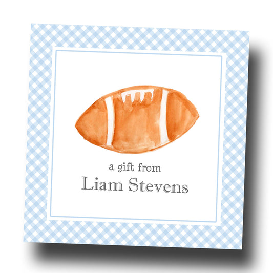 Personalized Enclosure Cards - Football