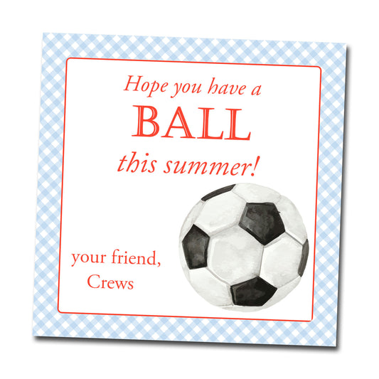 Gift Tags & Stickers - Soccer Ball