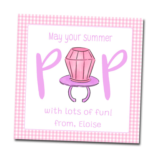 Gift Tags & Stickers - Ring Pop