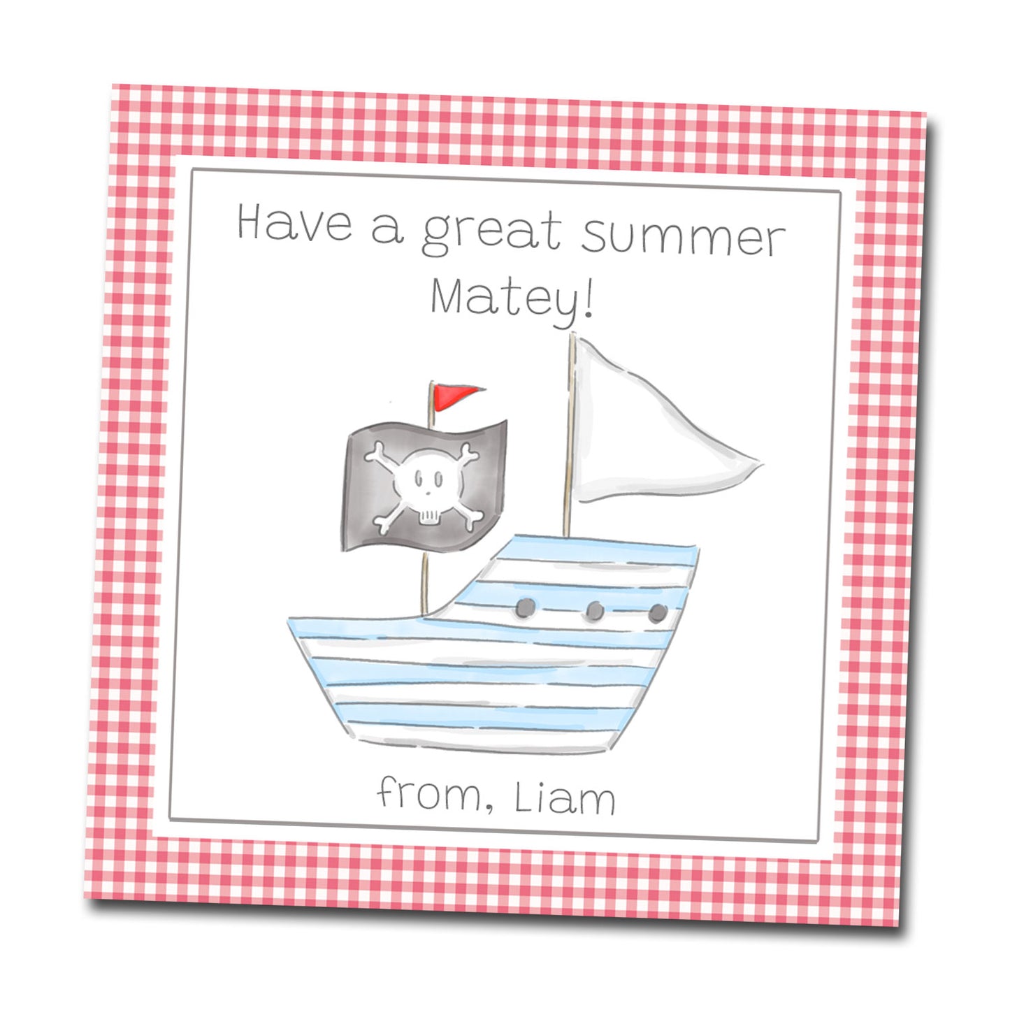 Gift Tags & Stickers - Pirate