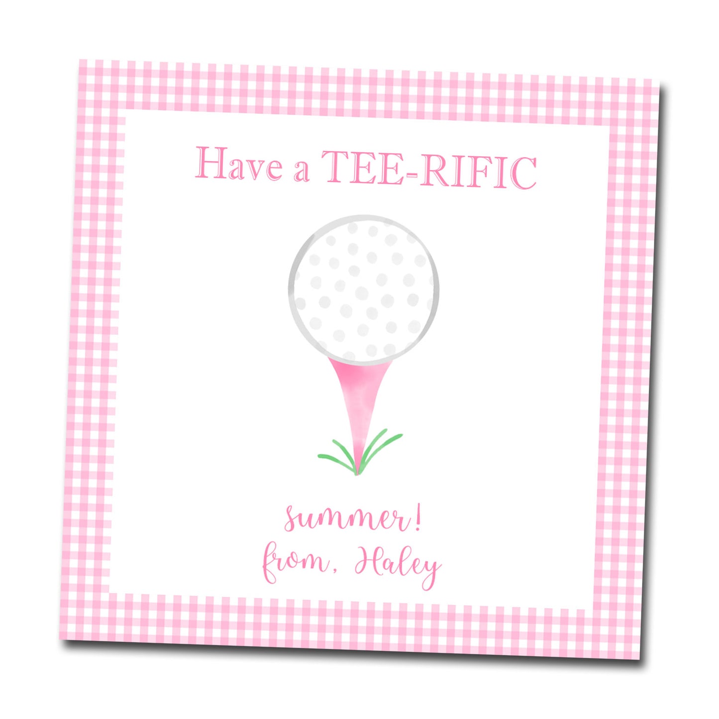 Gift Tags & Stickers - Golf Tee
