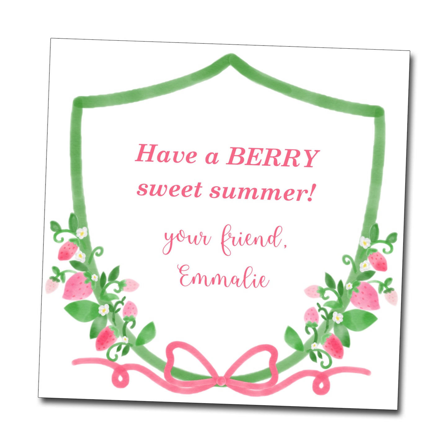 Gift Tags & Stickers - Berry Sweet Summer