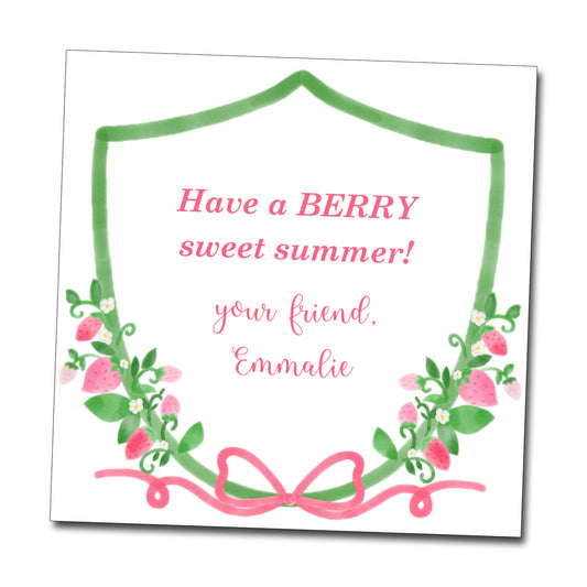 Gift Tags & Stickers - Berry Sweet Summer