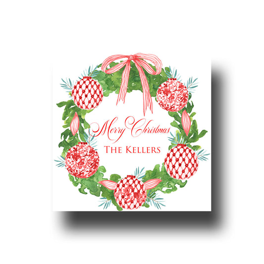 Gift Tags & Stickers - Wreath