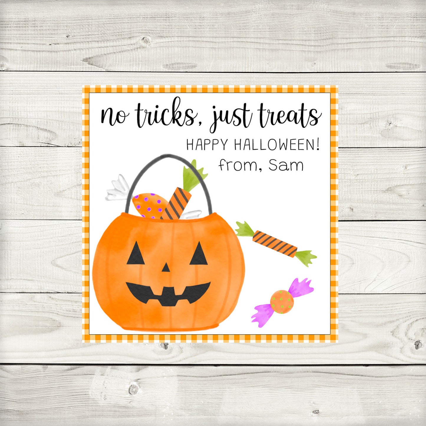 Gift Tags, Candy Bucket