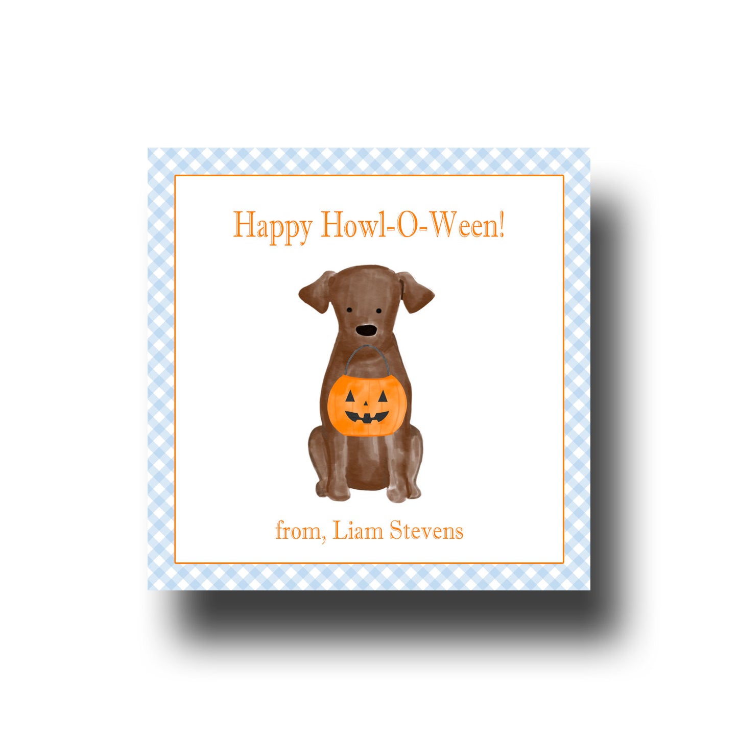 Halloween Gift Tags & Stickers - Howl-o-ween