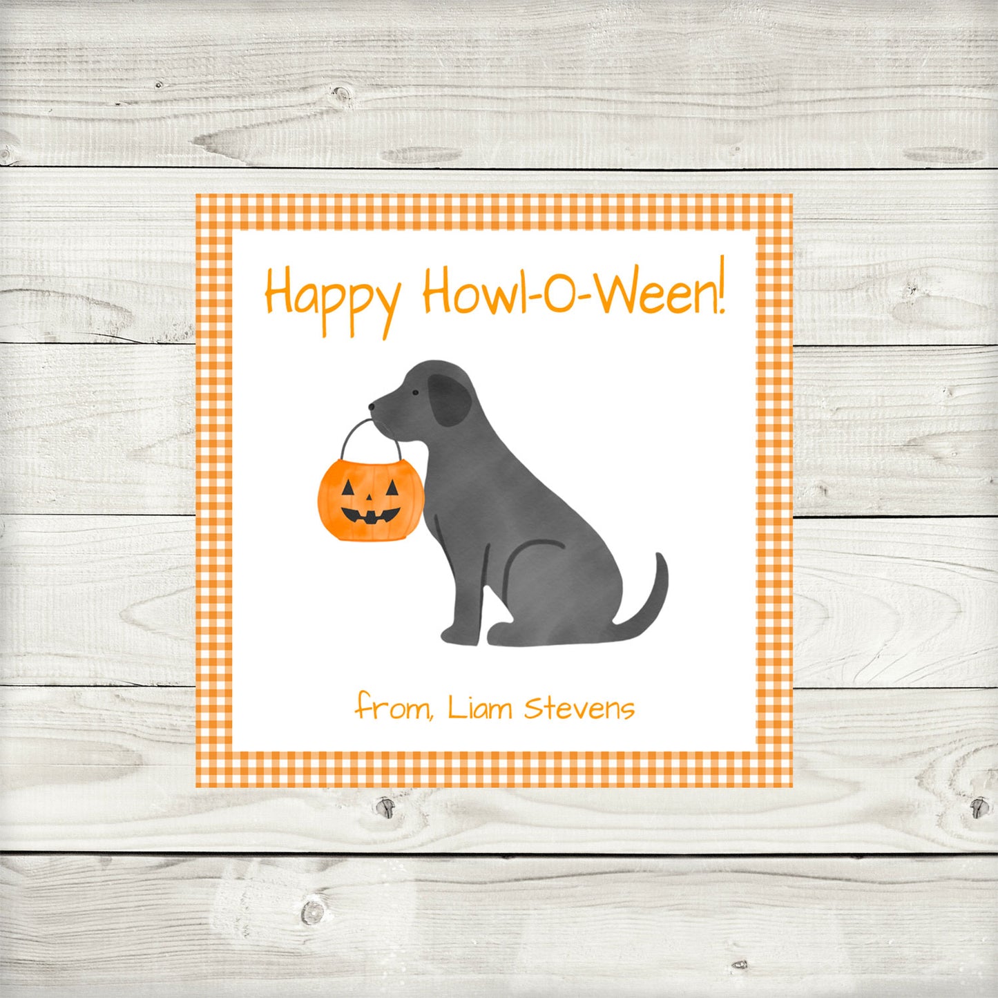 Howl-o-ween Gift Tags