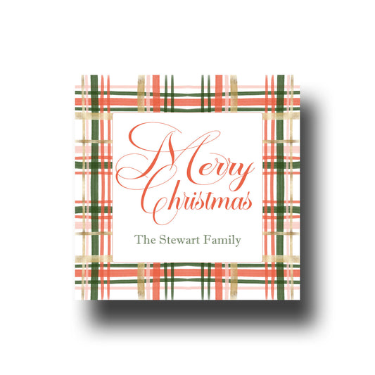 Gift Tags & Stickers - Coral Pattern