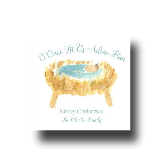 Gift Tags & Stickers - Baby Jesus