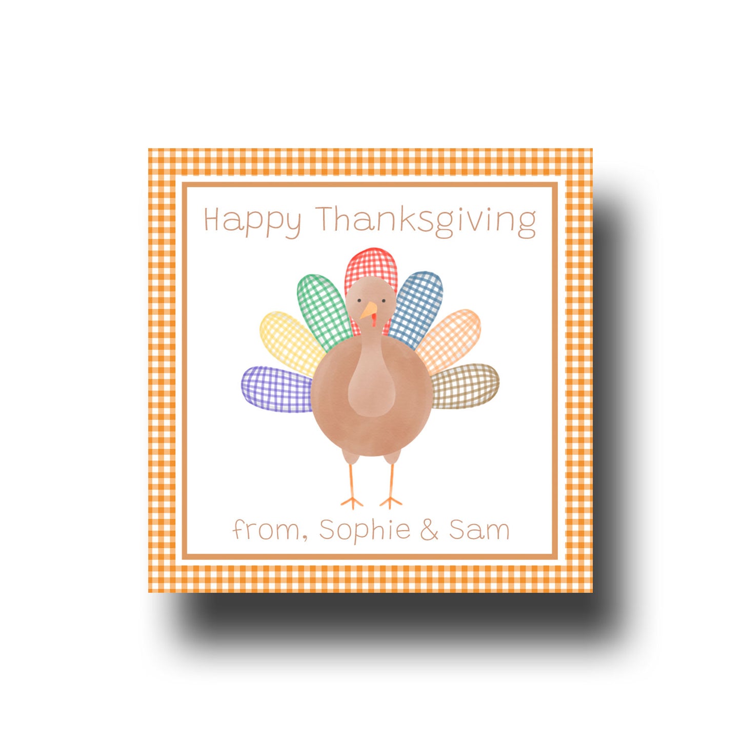 Thanksgiving Gift Tags & Stickers - Turkey
