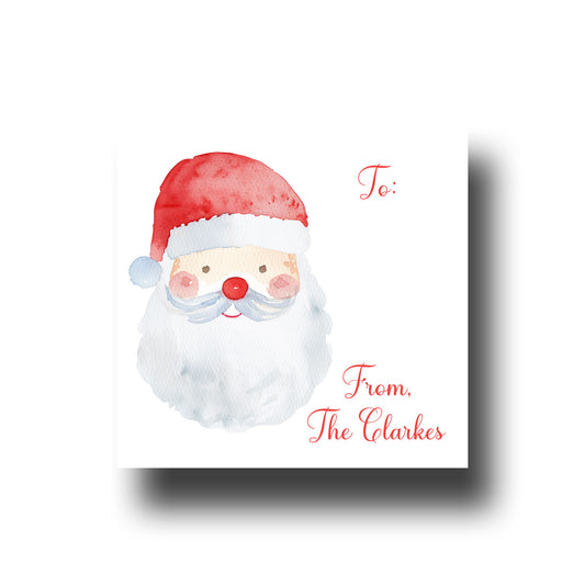 Gift Tags & Stickers - Santa
