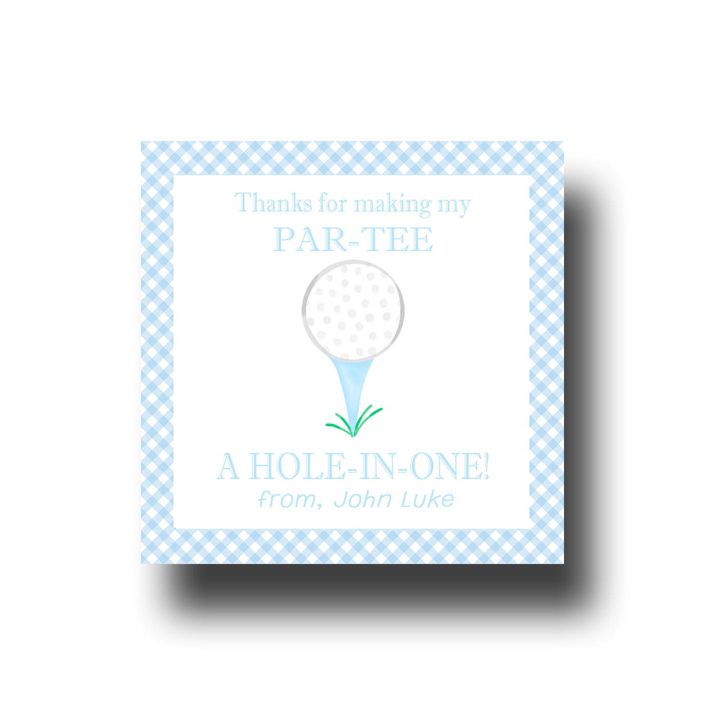Favor Tags & Stickers - Golf