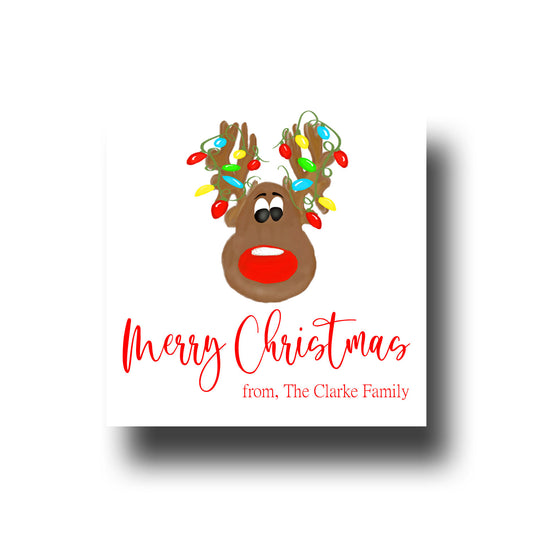 Gift Tags & Stickers - Reindeer
