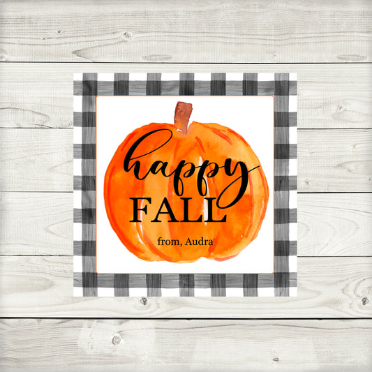 Gift Tags, Happy Fall