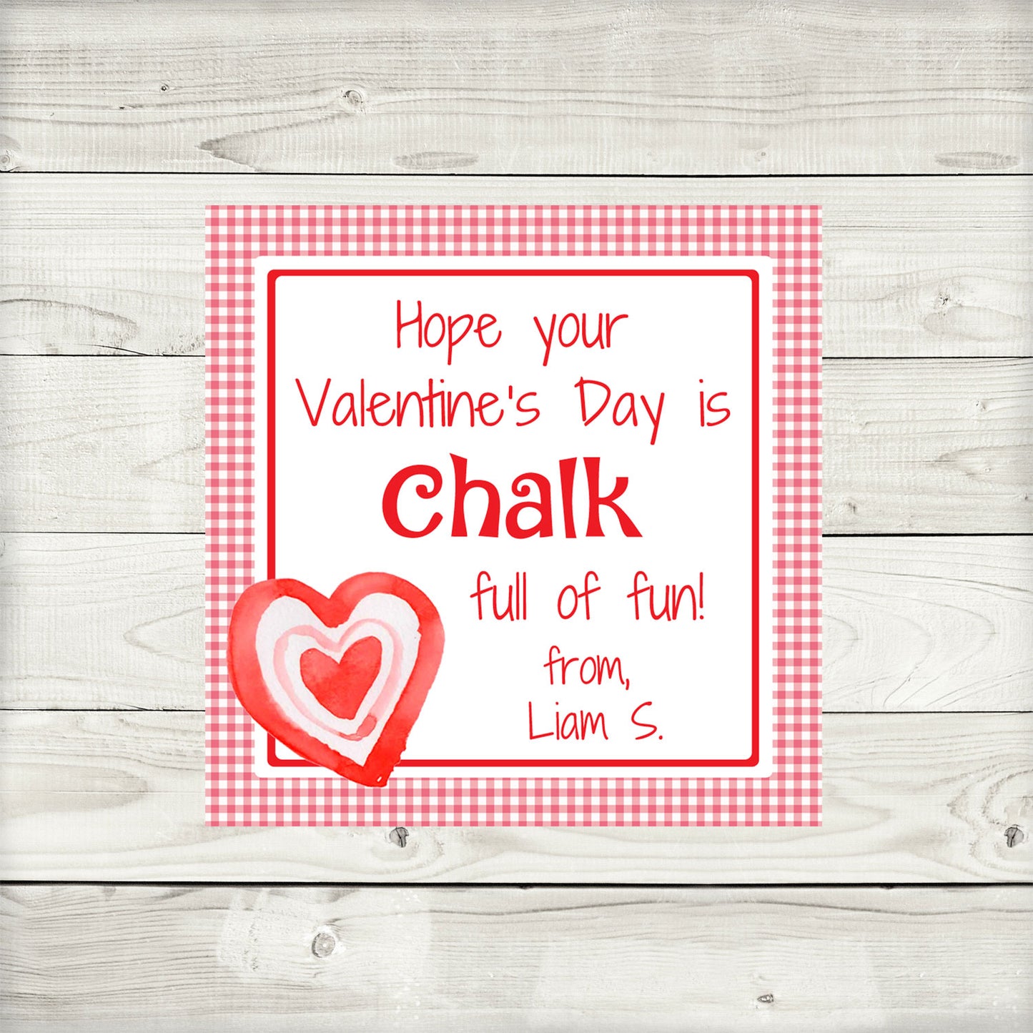 Valentines, Chalk
