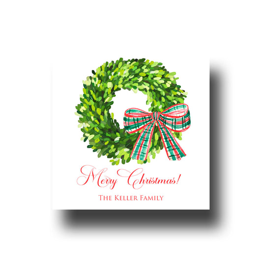Gift Tags & Stickers - Wreath