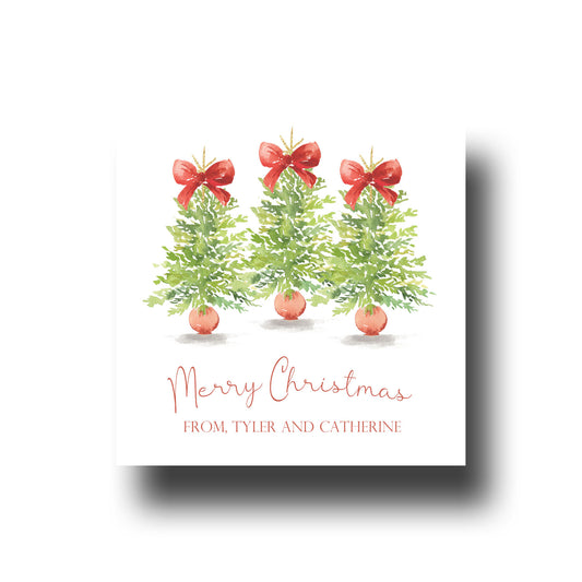 Gift Tags & Stickers - Trees