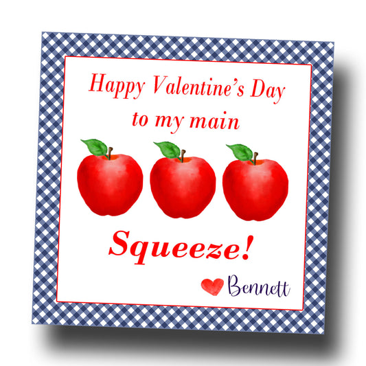 Valentine Tags & Stickers - Main Squeeze