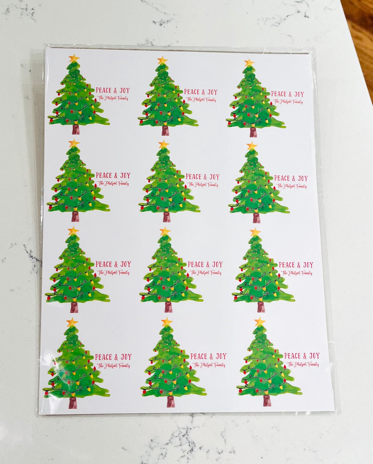 Gift Tags & Stickers, Tree