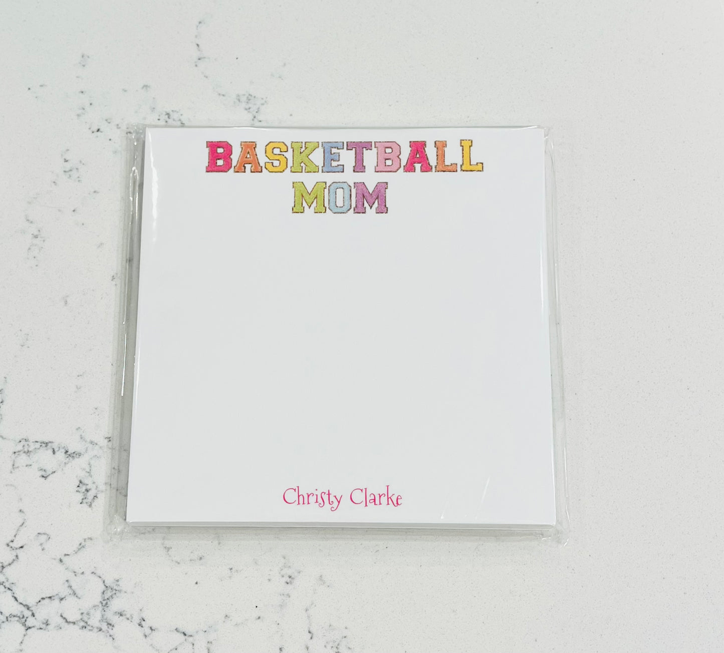 Personalized Notepad - Basketball Mom