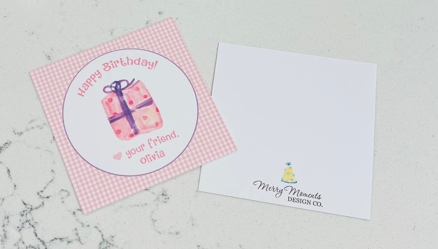Birthday Gift Tags