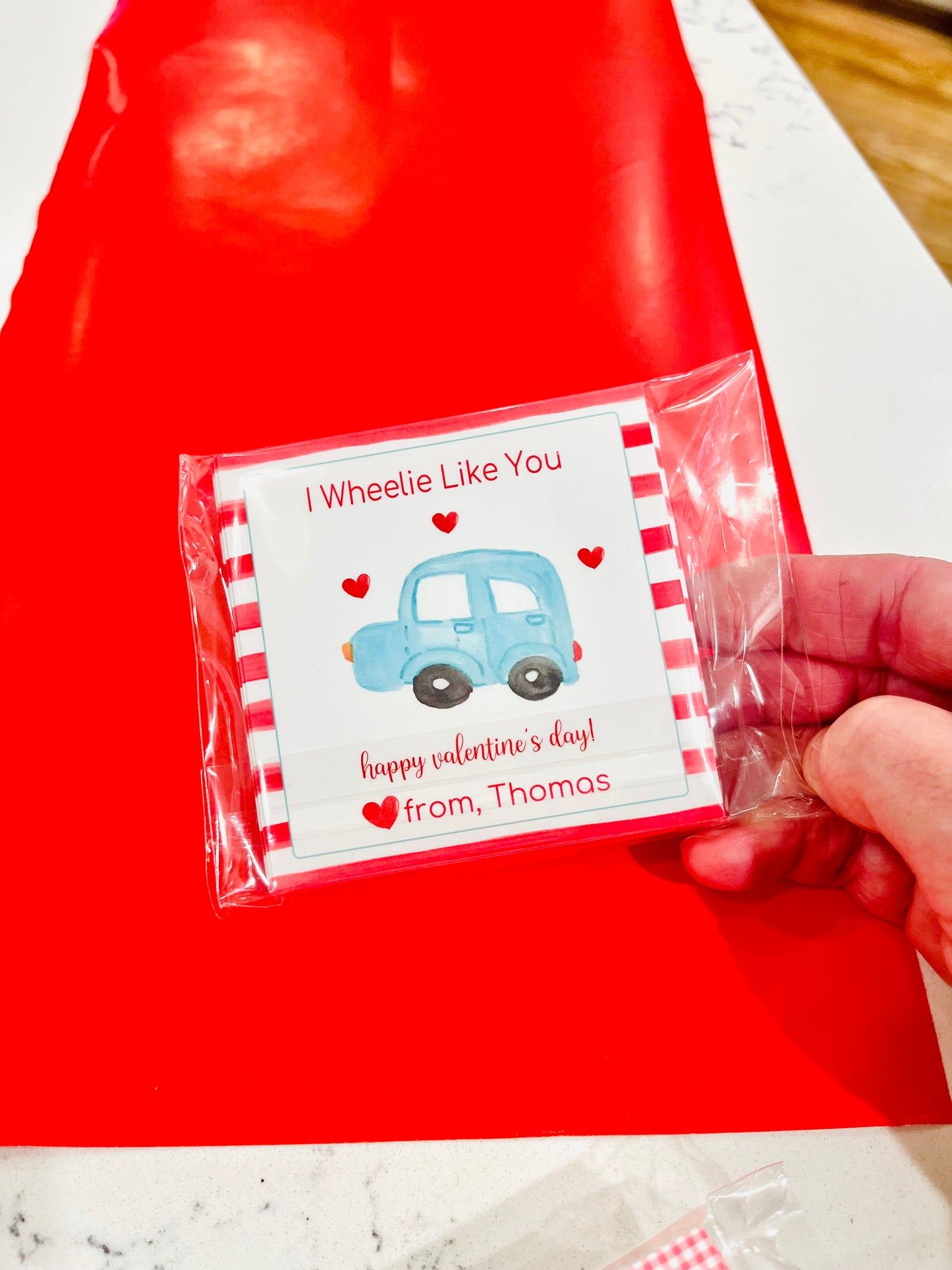 Valentine Tags & Stickers - Wheelie
