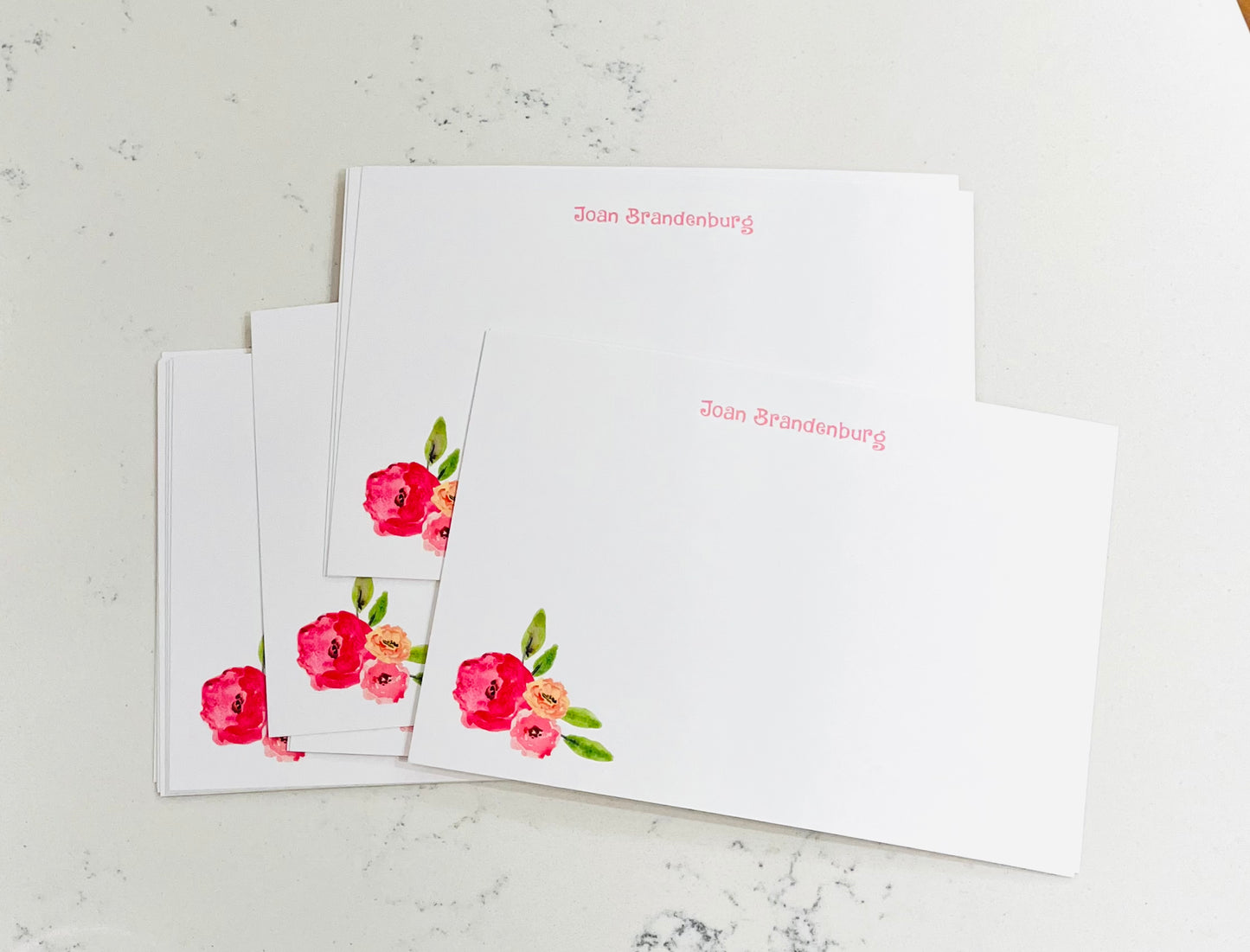 Note Cards, Floral