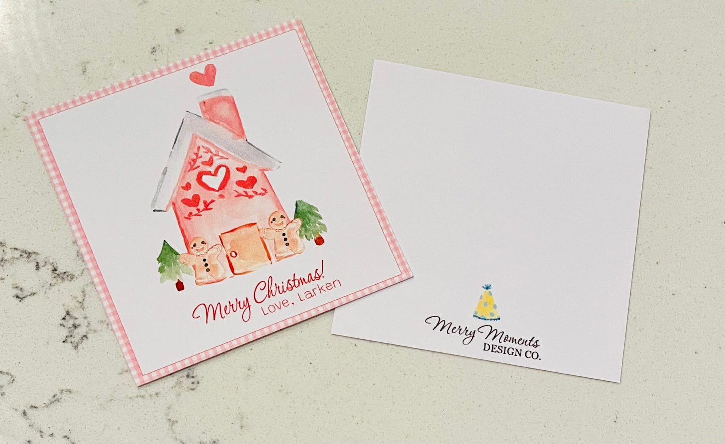 Gift Tags & Stickers, Gingerbread House