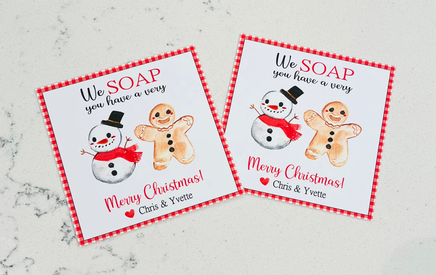 Gift Tags & Stickers, Soap