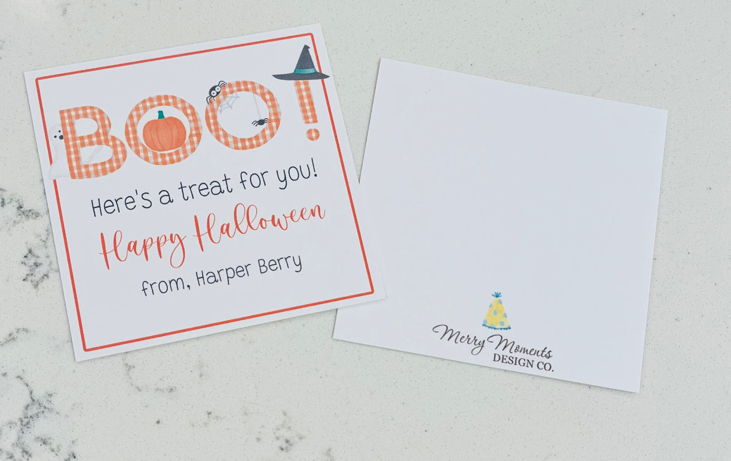 Gift Tags, Boo!